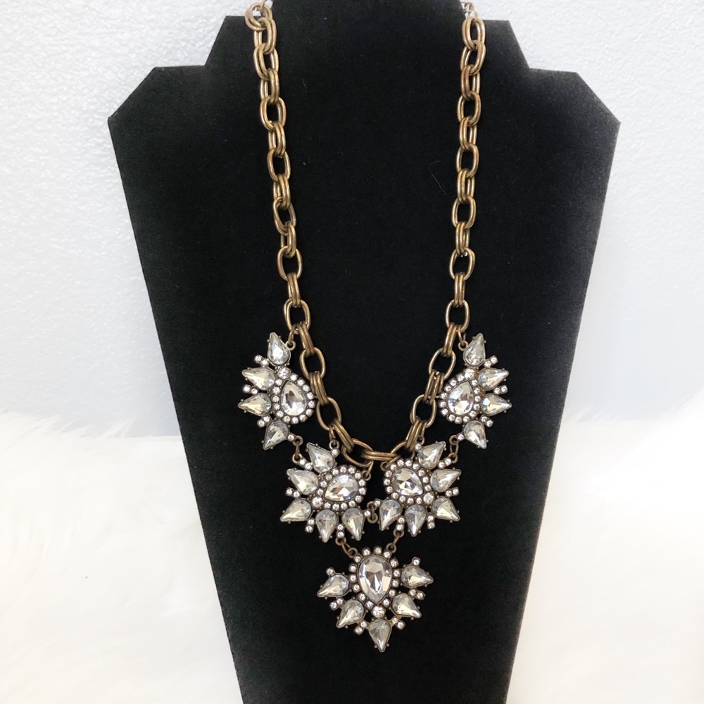 Rustic Floral Chain Necklace - Picture 2 of 3